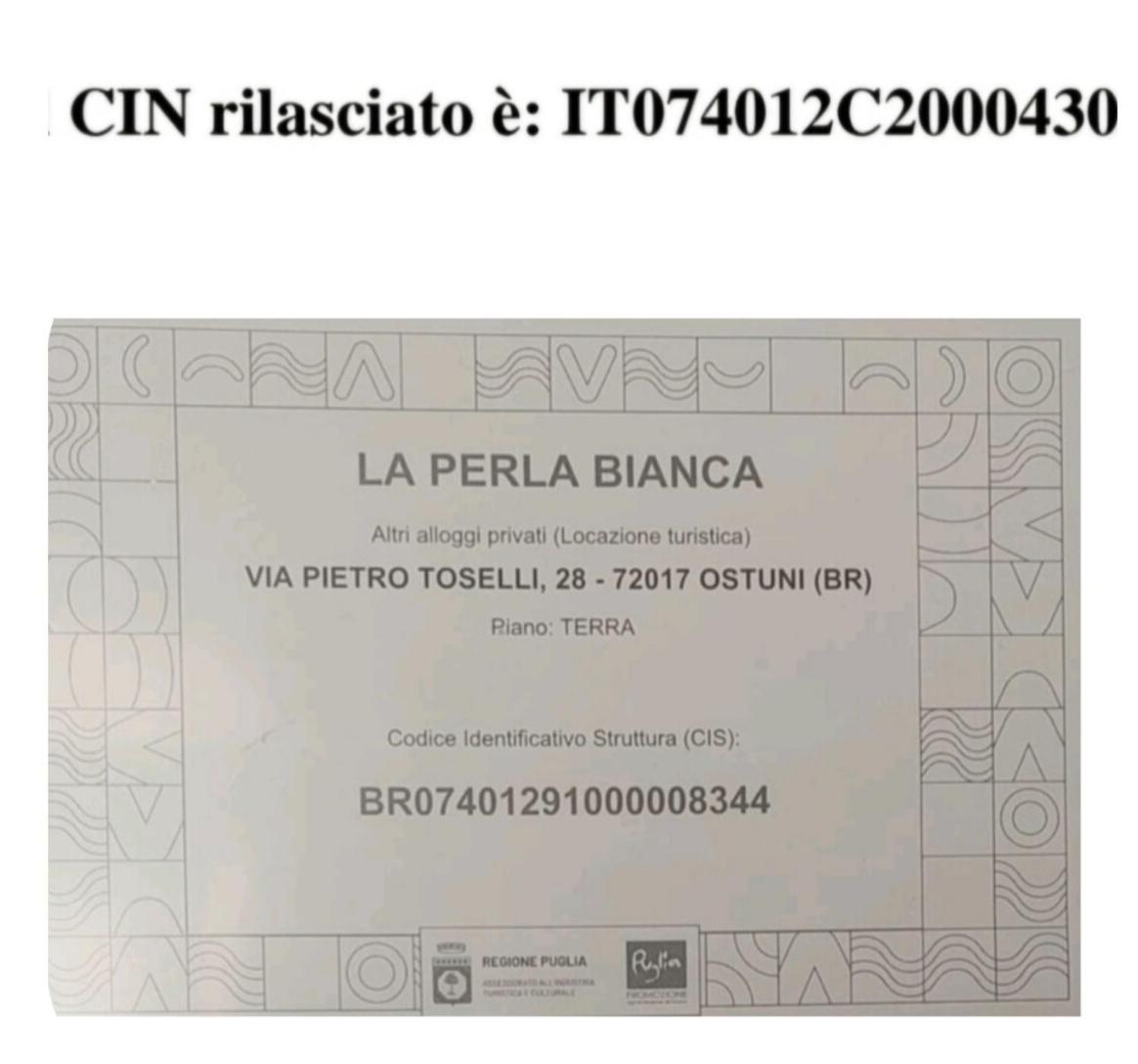 Appartamento La perla bianca Ostuni Esterno foto